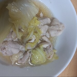 鶏肉と白菜の煮物